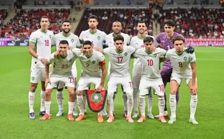 المنتخب المغربي على بعد خطوات من نادي التسعة الأوائل عالميا في تصنيف الفيفا