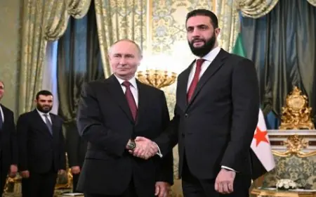 بوتين يتلقى الشرع لأول مرة منذ سقوط الأسد