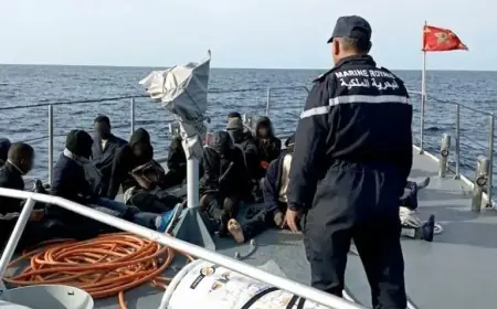 إنقاذ 57 مهاجرا غير نظاميا بعد ثلاثة أيام في عرض البحر قبالة سواحل طانطان