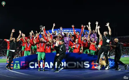 الملك يستقبل أشبال الأطلس بالرباط بعد التتويج بكأس العالم
