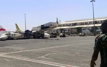 هجوم مسيرات جديد يعرقل إعادة تشغيل مطار الخرطوم