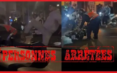 تحقيقات أمنية تكشف تفاصيل فيديو اعتداء على شرطي بعد استعراض بالدراجات النارية
