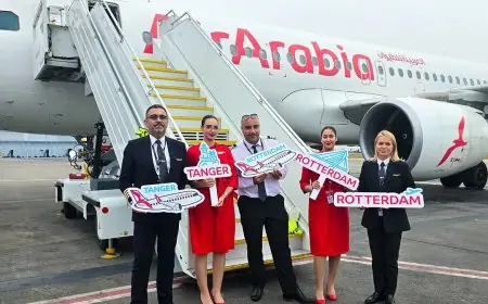 إطلاق أول خط جوي مباشر بين طنجة وروتردام