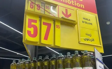 أسعار زيت الزيتون "واد سوس" تتراجع