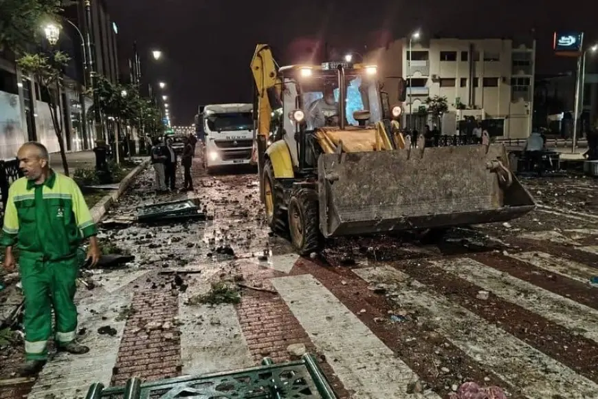 وزارة الداخلية تكشف حصيلة خسائر تخريب احتجاجات “جيل Z”