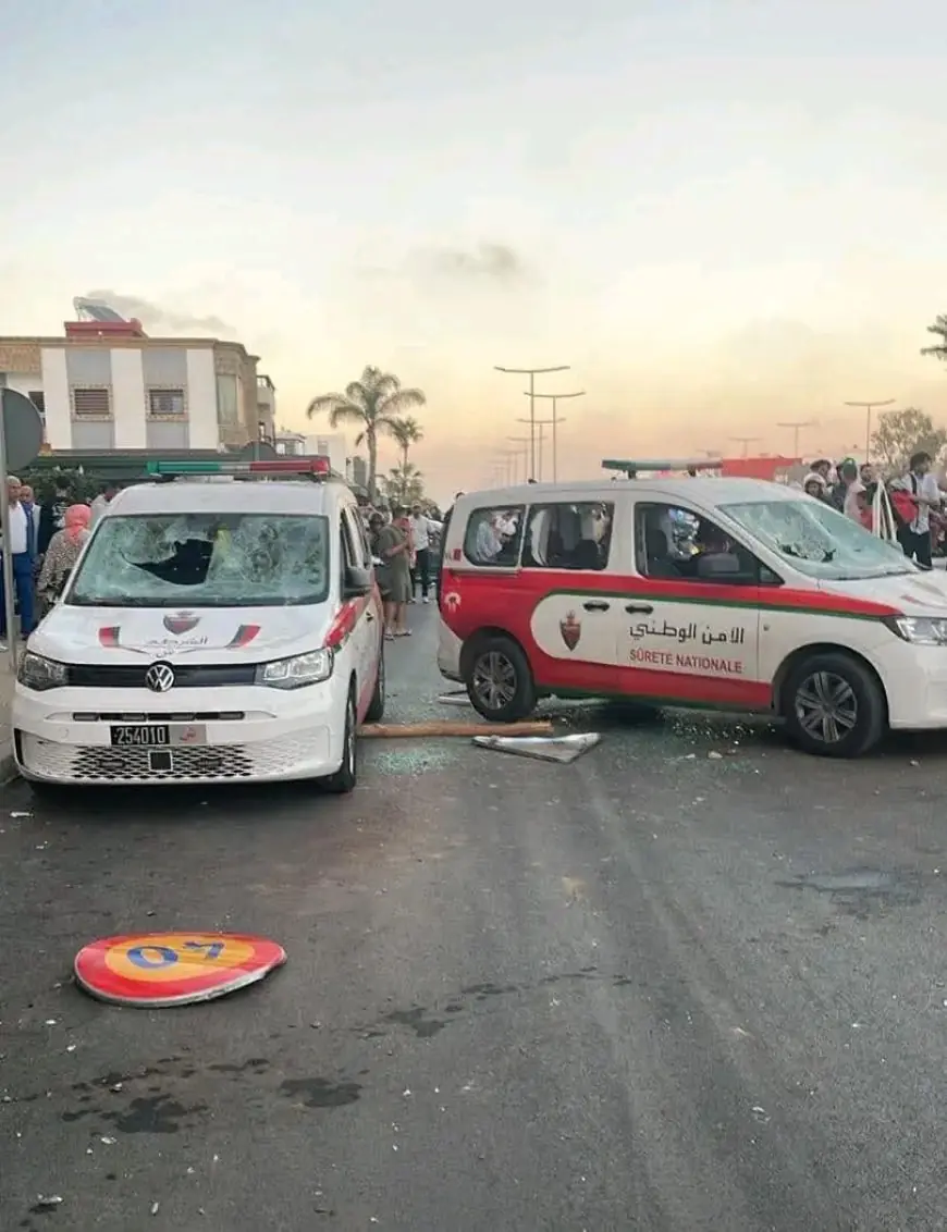 أعمال الشغب ترافق احتجاجات "جيل زد" بسلا