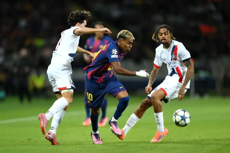 باريس سان جيرمان يفوز على برشلونة بهدفين في دوري أبطال أوروبا