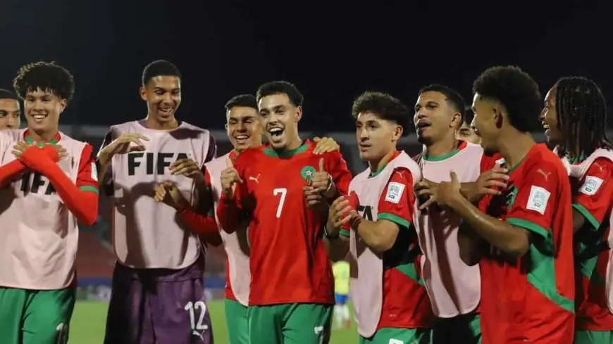 المنتخب المغربي يواجه فرنسا في نصف نهائي مونديال الشباب