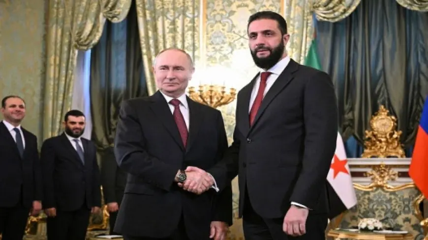 بوتين يتلقى الشرع لأول مرة منذ سقوط الأسد