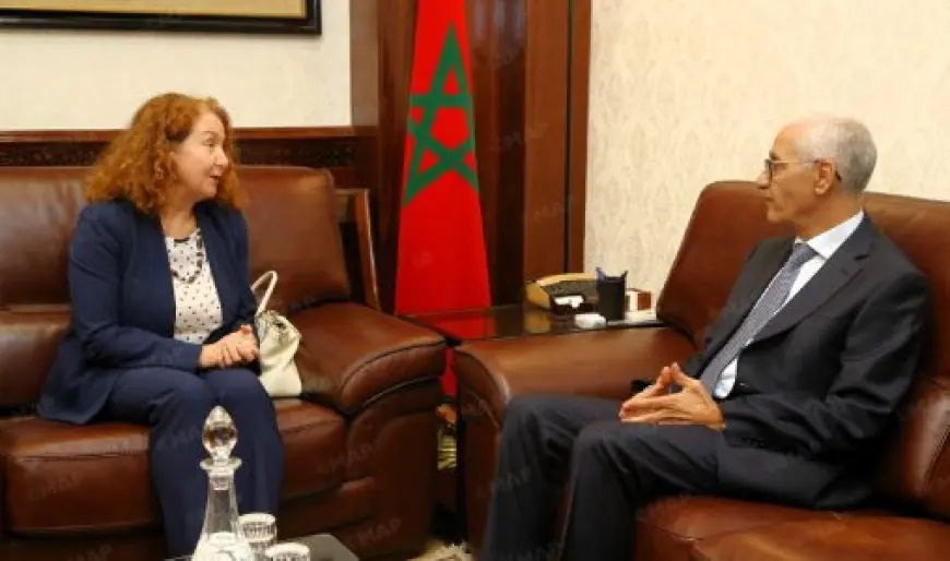 الطالبي العلمي يبحث مع ممثلة برنامج الأمم المتحدة الإنمائي سبل تعزيز التعاون بالمغرب