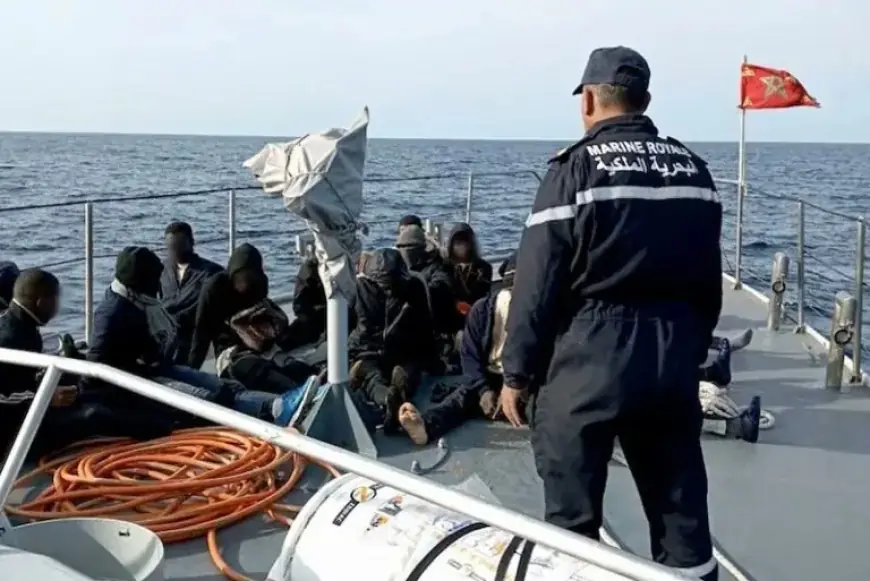إنقاذ 57 مهاجرا غير نظاميا بعد ثلاثة أيام في عرض البحر قبالة سواحل طانطان