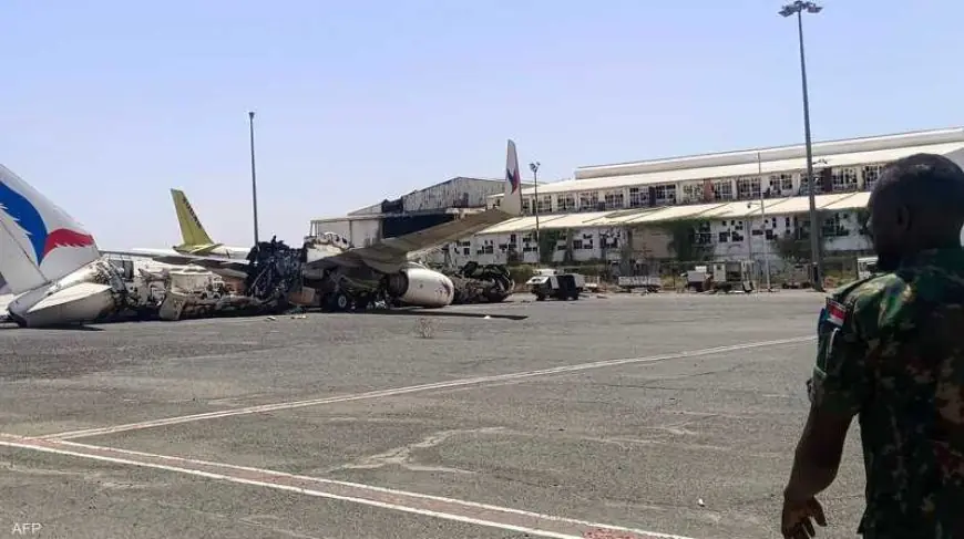 هجوم مسيرات جديد يعرقل إعادة تشغيل مطار الخرطوم
