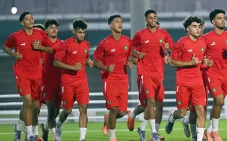 أشبال الأطلس ينهون استعداداتهم لمواجهة اليابان في كأس العالم لأقل من 17 سنة بقطر