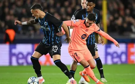 دوري أبطال أوروبا.. برشلونة يتعادل مع كلوب بروج