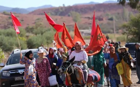 بعد الاحتجاجات.. عامل خنيفرة يفتح حوارا مع ساكنة تلحيانت لمناقشة حالة الطريق