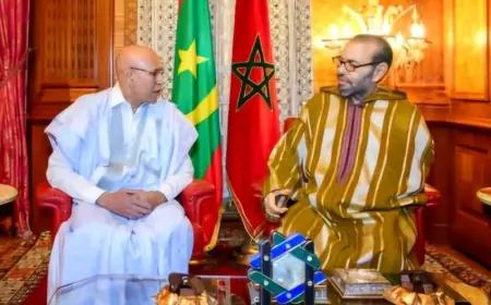 الغزواني يهنئ الملك محمد السادس ويؤكد حرص موريتانيا على تعزيز التعاون مع المغرب