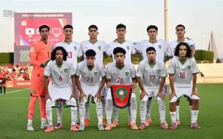 تشكيلة المنتخب الوطني أمام البرازيل في ربع نهائي مونديال الناشئين