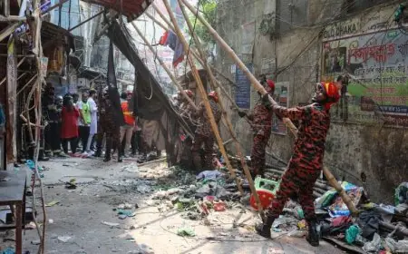 9 قتلى وأزيد من 300 جريح في زلزال وسط بنغلادش
