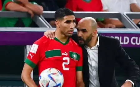 الركراكي يروي لحظات القلق بعد إصابة حكيمي: “رؤيته يبكي جعلني أدرك خطورة الوضع”