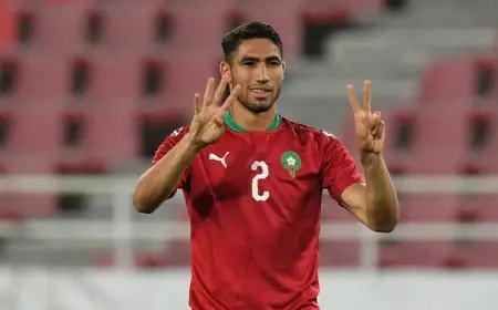 أشرف حكيمي: "حالتي الصحية تتحسن وأعمل بجد للمشاركة بكأس إفريقيا"
