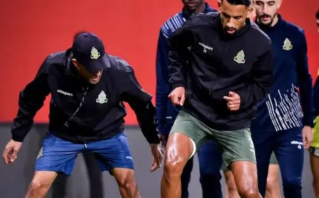 الجيش الملكي ينهي استعداداته لمواجهة الأهلي المصري