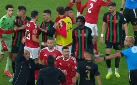 الأهلي المصري يلوّح بالتصعيد بعد أحداث مباراة الجيش الملكي ويبحث تقديم شكوى للكاف