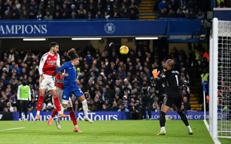 قمة الدوري الانجليزي بين تشلسي وآرسنال بالتعادل