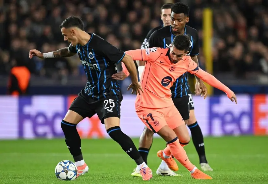 دوري أبطال أوروبا.. برشلونة يتعادل مع كلوب بروج