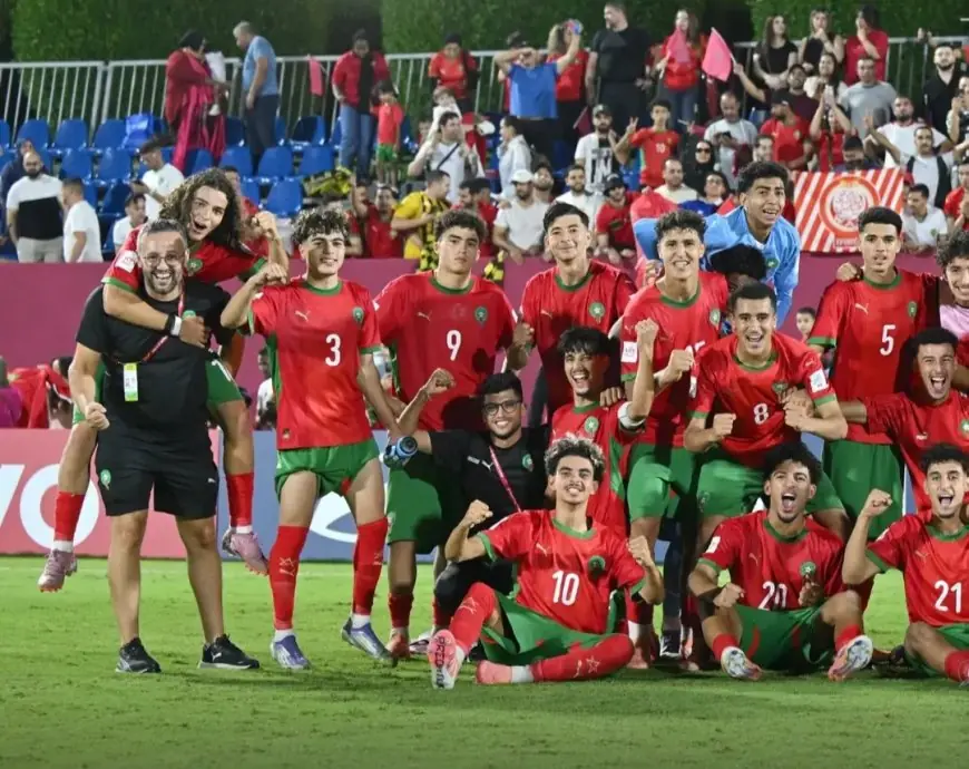 المنتخب المغربي يتأهل رسميا إلى ثمن نهائي كأس العالم لأقل من 17 سنة