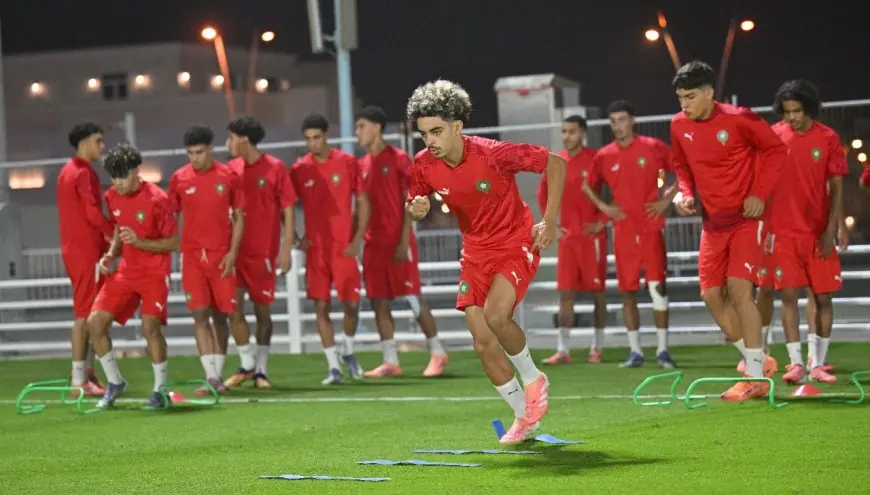 المنتخب الوطني لأقل من 17 سنة يختتم تحضيراته لمواجهة مالي