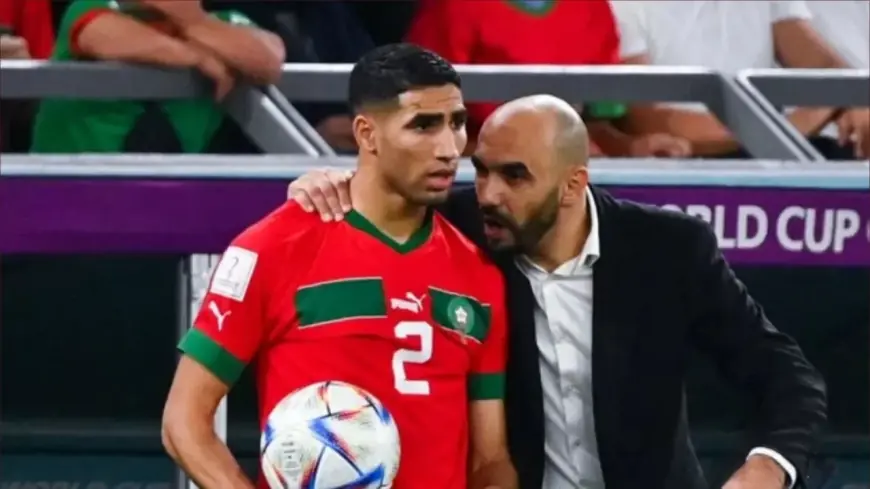 الركراكي يروي لحظات القلق بعد إصابة حكيمي: “رؤيته يبكي جعلني أدرك خطورة الوضع”