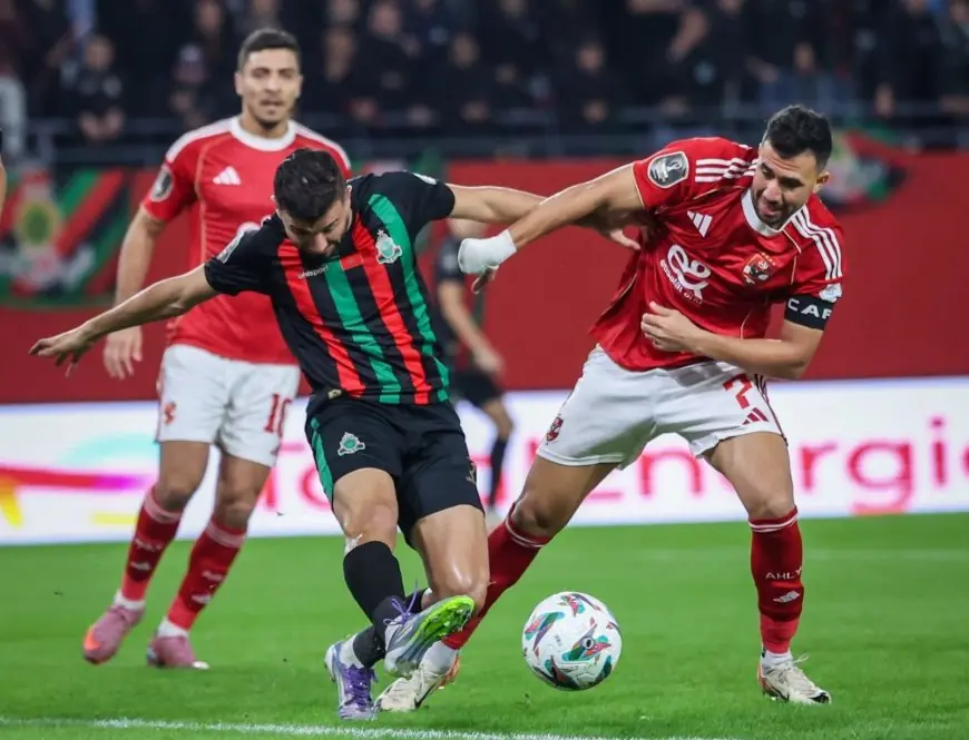 قمة دوري أبطال افريقيا بين الجيش الملكي والاهلي المصري تنتهي بالتعادل