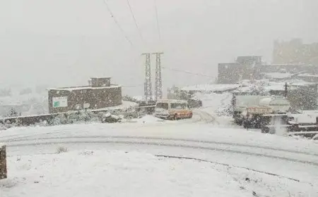 نشرة إنذارية: تساقطات ثلجية ورياح قوية غدا الأربعاء بعدد من المناطق المغربية