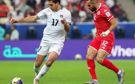 كأس العرب .. المنتخب الفلسطيني يتعادل مع تونس