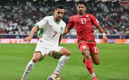 كأس العرب .. المنتخب المغربي يتعادل مع نظيره العماني