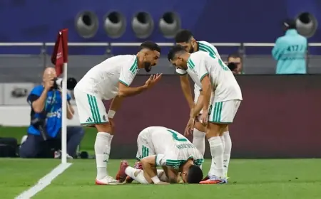 كأس العرب.. الجزائر تهزم البحرين بخماسية