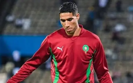 حكيمي يعود إلى المغرب من أجل استكمال برنامجه التأهيلي استعدادا لـ"الكان"