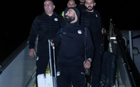 المنتخب المصري يصل إلى أكادير قبل انطلاق كأس إفريقيا