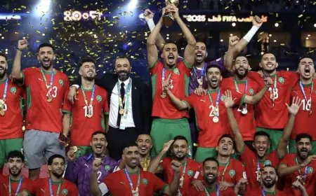 المنتخب المغربي يهزم الأردن ويتوج بكأس العرب للمرة الثانية في تاريخه