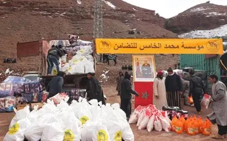 مؤسسة محمد الخامس للتضامن توزع مساعدات لفائدة 4000 أسرة بخنيفرة
