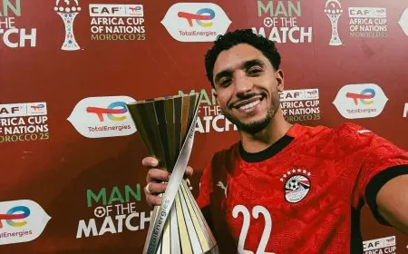 عمر مرموش أفضل لاعب في مباراة مصر وزيمبابوي