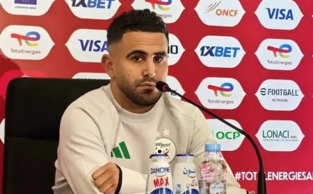 محرز يشيد بحفاوة الاستقبال للمنتخب الجزائري بالمغرب
