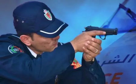 مفتش شرطة بابن جرير يستعمل سلاحه الوظيفي لتحييد خطر شاب مسلح