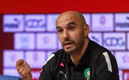 الركراكي ينفي إصابة أكرد ويؤكد جاهزية العناصر الوطنية قبل مواجهة مالي