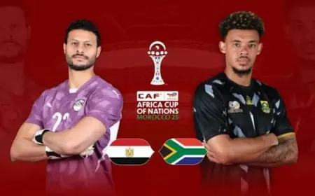 القنوات الناقلة لمباراة مصر وجنوب إفريقيا بكأس أمم إفريقيا