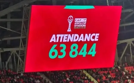 أكثر من 60 ألف متفرج حضروا مباراة المغرب ومالي في كأس إفريقيا