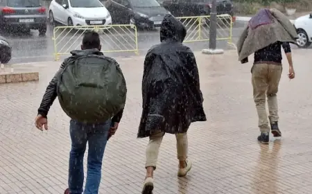 Suspension des cours dans toutes les écoles de Kalaât Sraghna en raison des mauvaises conditions météorologiques