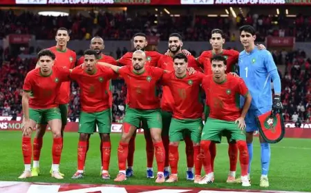 تشكيلة المنتخب الوطني المغربي أمام زامبيا بكأس إفريقيا
