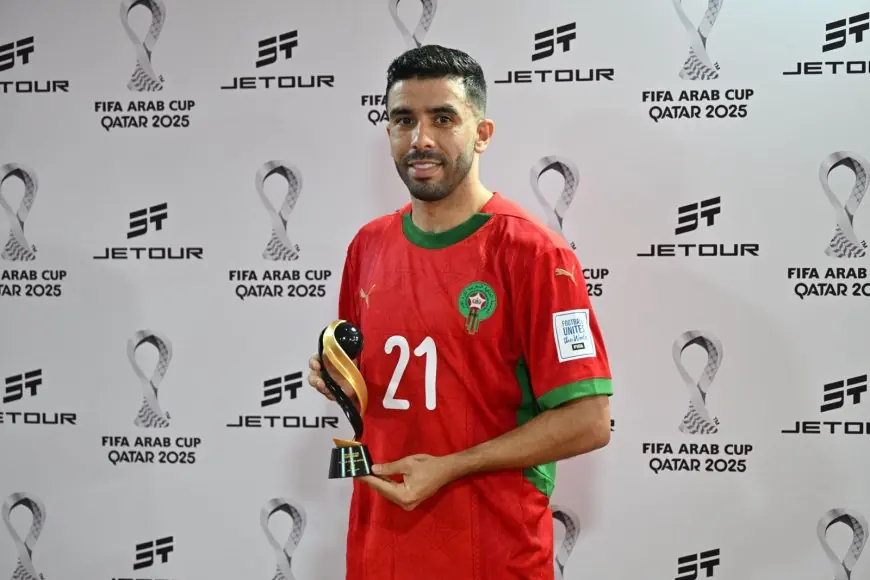 كريم البركاوي أفضل لاعب في مباراة المغرب ضد جزر القمر