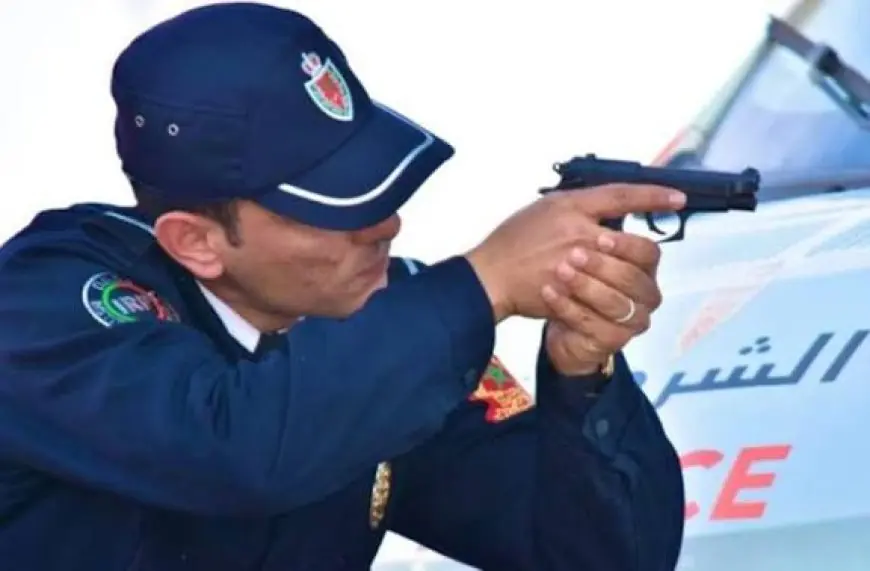 موظف شرطة باليوسفية يستخدم سلاحه الوظيفي لإيقاف شخص عرض عناصر الأمن لاعتداء جدي وخطير